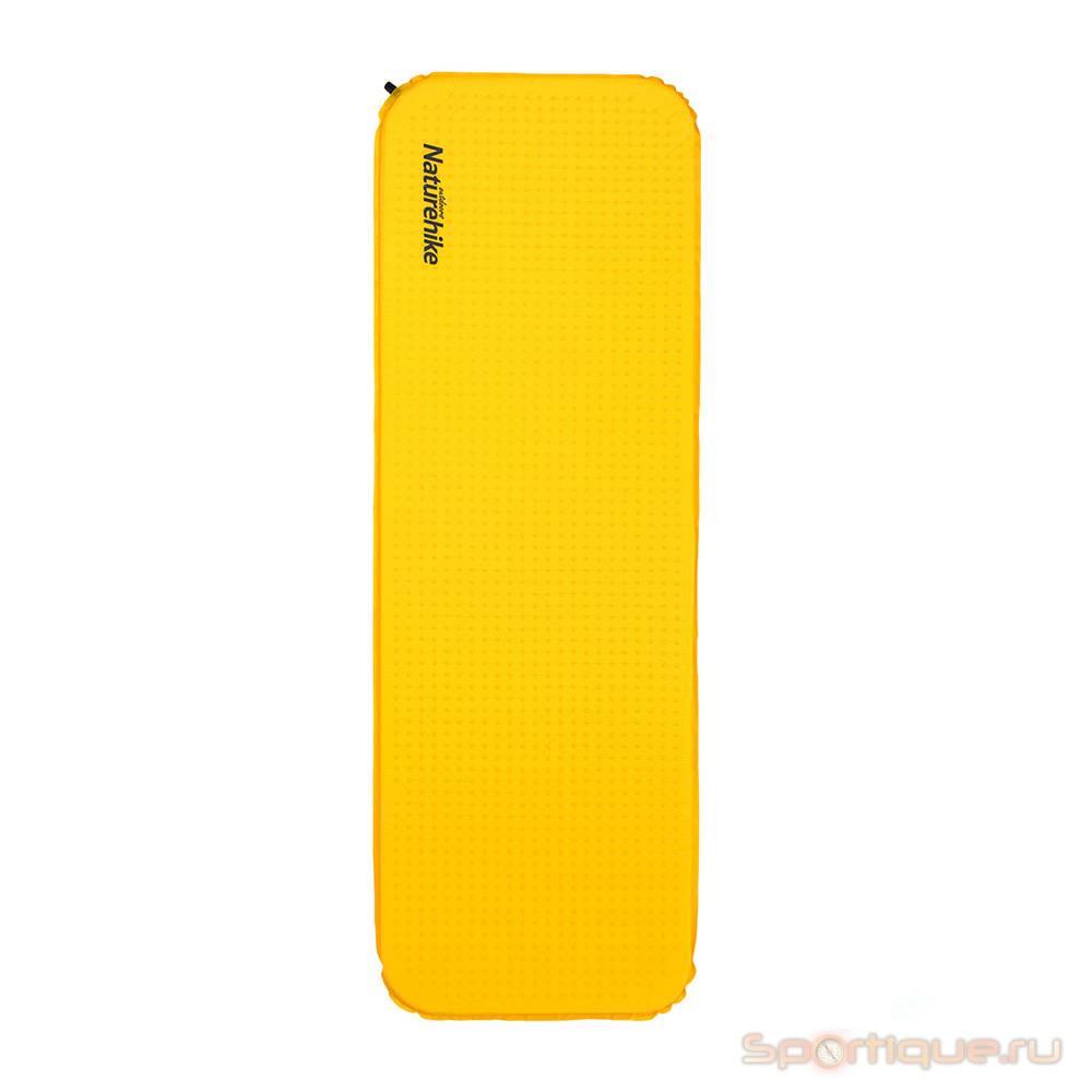 Самонадувной коврик желтый NatureHike NH19Q034-D