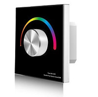 Панель SMART-P8-RGB-G-IN Black (12-24V, 3x4A, Rotary, 2.4G) (arlight, IP20 Пластик, 5 лет)
