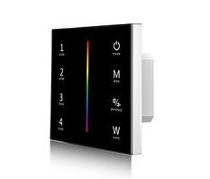 Панель SMART-P22-RGBW-G-IN Black (12-24V, 4x3A, Sens, 2.4G) (arlight, IP20 Пластик, 5 лет)