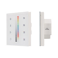 Панель Sens SR-2830C1-AC-RF-IN White (220V,RGB+DIM,4зоны) (arlight, IP20 Пластик, 3 года)