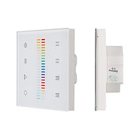 Панель Sens SR-2830C-AC-RF-IN White (220V,RGB+CCT,4зоны) (arlight, IP20 Пластик, 3 года)