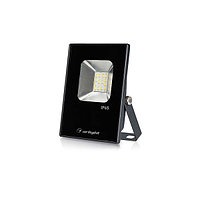 Светодиодный прожектор AR-FLAT-ICE-10W-220V Day (Black, 120 deg) (arlight, Закрытый)