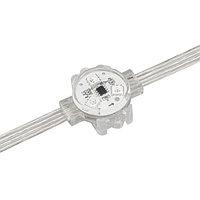Модуль управляемый VISOR-SPI-5060-3-12V RGB 120deg (D30x16mm, 0.75W, IP68) (arlight, Герметичный)