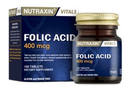 Для поддержания иммунитета Nutraxin Folic Acid 400 mcg