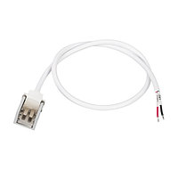 Коннектор питания AQUA-1616-CON-POWER-2PIN-HR-SCREW-WH (arlight, Пластик)