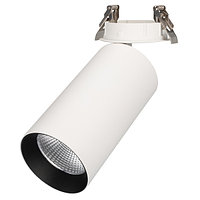 Светильник SP-POLO-BUILT-R95-25W Warm3000 (WH-BK, 40 deg) (arlight, IP20 Металл, 3 года)