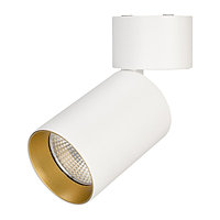 Светильник SP-POLO-SURFACE-FLAP-R85-15W White5000 (WH-GD, 40 deg) (arlight, IP20 Металл, 3 года)