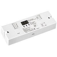 Декодер DMX SR-2102AC (230V, 2x1.2A) (arlight, IP20 Пластик, 3 года)