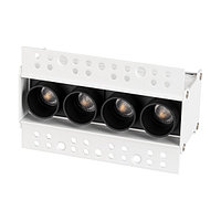 Светильник MS-ORIENT-BUILT-TRIMLESS-TC-S38x127-10W Warm3000 (WH-BK, 30 deg, 230V) (arlight, IP20 Металл, 5