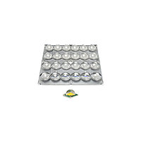Блок линз 24B70-M120х120 (70°, 24x LED) (Turlens, -)