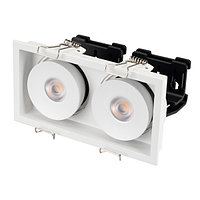 Светильник CL-SIMPLE-S148x80-2x9W Day4000 (WH, 45 deg) (arlight, IP20 Металл, 3 года)