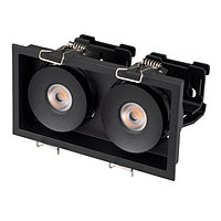 Светильник CL-SIMPLE-S148x80-2x9W Warm3000 (BK, 45 deg) (arlight, IP20 Металл, 3 года)