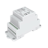 Диммер SMART-D23-DIM-PUSH-DIN (12-36V, 4x5A, 0/1-10V) (arlight, IP20 Пластик, 5 лет)