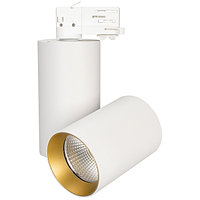 Светильник SP-POLO-TRACK-TURN-R85-15W White5000 (WH-GD, 40 deg) (arlight, IP20 Металл, 3 года)