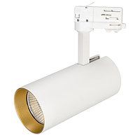 Светильник SP-POLO-TRACK-LEG-R85-15W Warm3000 (WH-GD, 40 deg) (arlight, IP20 Металл, 3 года)