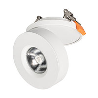 Светильник LGD-MONA-BUILT-R100-12W White5000 (WH, 24 deg) (arlight, IP40 Металл, 3 года)
