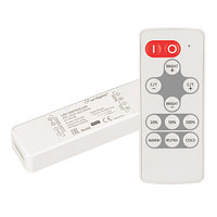 Контроллер ARL-MINI-MIX White (5-24V, 2x5A, RF ПДУ 12кн) (arlight, IP20 Пластик, 1 год)