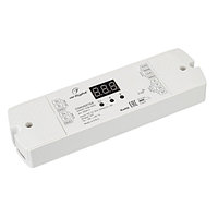 Конвертер SMART-K38-DMX (12-24V, SPI, 2.4G) (arlight, IP20 Пластик, 5 лет)