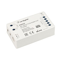 Диммер ARL-SIRIUS-TUYA-RGBW-SUF (12-24V, 4x4A, 2.4G) (arlight, IP20 Пластик, 3 года)