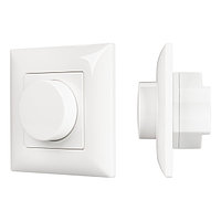 Панель SMART-P14-DIM-P-IN White (230V, 1.5A, 0/1-10V, Rotary, 2.4G) (arlight, IP20 Пластик, 5 лет)