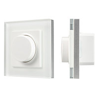 Панель SMART-P96-DIM-IN White (230V, 1.5A, 0-10V, Rotary, 2.4G) (arlight, Пластик)