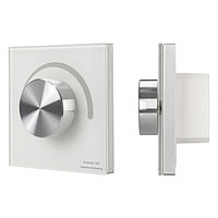 Панель SMART-P37-DIM-IN White (230V, 1.2A, TRIAC, Rotary, 2.4G) (arlight, IP20 Пластик, 5 лет)