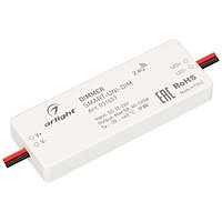 Диммер SMART-UNI-DIM (12-24V, 1x5A, 2.4G) (arlight, IP20 Пластик, 5 лет)