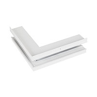 Коннектор угловой MAG-CON-4560-F-L90-EXT (WH, внешний) (arlight, IP20 Металл, 3 года)