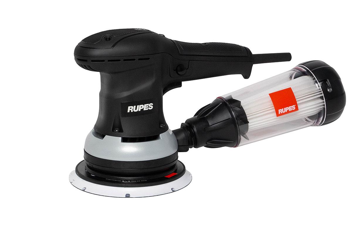Шлифовальная машинка ER303TE в пластиковом боксе с контейнером для пыли Rupes