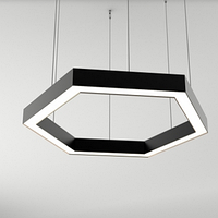 Светильник SP-LINE-5050-HEXAGON-6-2000-HANG-275W-Day4000 (RAL9005, 230V) (arlight, Металл)