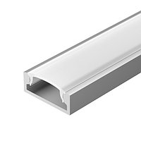 Профиль с экраном ALU-WIDE-H8-2000 ANOD+FROST (arlight, Алюминий)