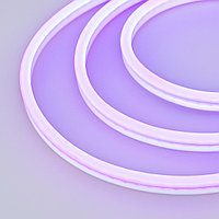 Образец Гибкий неон GALAXY-1608-5000CFS-2835-100 12V Purple 0.5M (16x8mm, 12W, IP67) (arlight, 12 Вт/м, IP67)