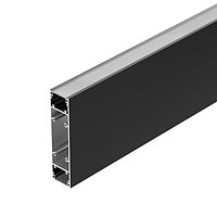 Профиль SL-LINE-25100-DUAL-2500 BLACK (arlight, Алюминий)