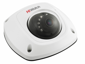 Купольная антивандальная HD-TVI видеокамера HiWatch DS-T251 с микрофоном, фото 2