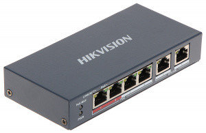 Коммутатор Hikvision DS-3E0106P-E/M, фото 2