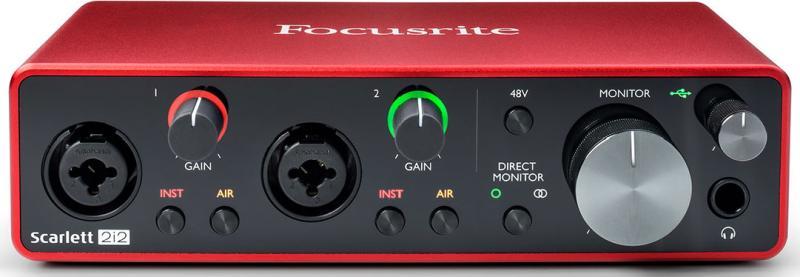 Набор для звукозаписи Focusrite Scarlett 2i2 Studio 3rd Gen - фото 2 - id-p91477955