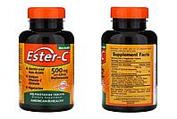 Ester-C с цитрусовыми биофлавоноидами American Health 500 мг. Витамин С - Vegan, 225 капсул, фото 3