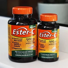 Ester-C с биофлавоноидами American Health Витамин С 500 мг, 90 вегетарианских таблеток