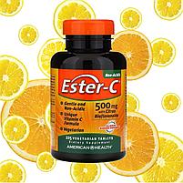 Ester-C с биофлавоноидами American Health Витамин С 500 мг, 90 вегетарианских таблеток, фото 2