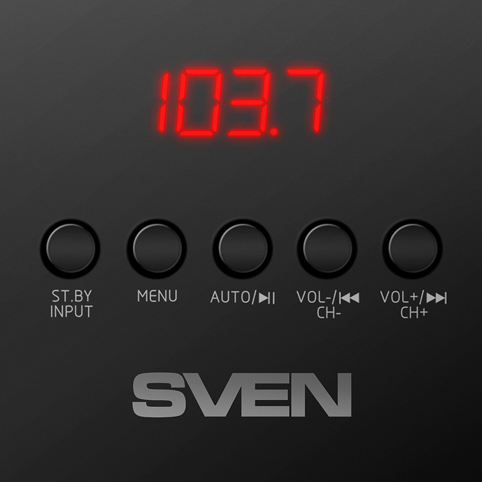 SVEN MS-2080 акустическая система 2.1 с Bluetooth, проигрывателем USB/SD, FM-радио, дисплеем, ПДУ - фото 4 - id-p91484823