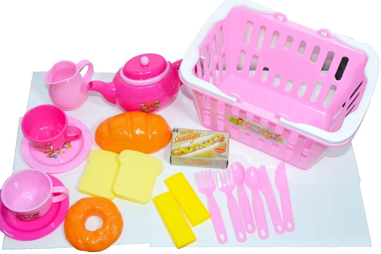 NF294-51 Корзина Kitchen Set для пикника чаепития 24*21см
