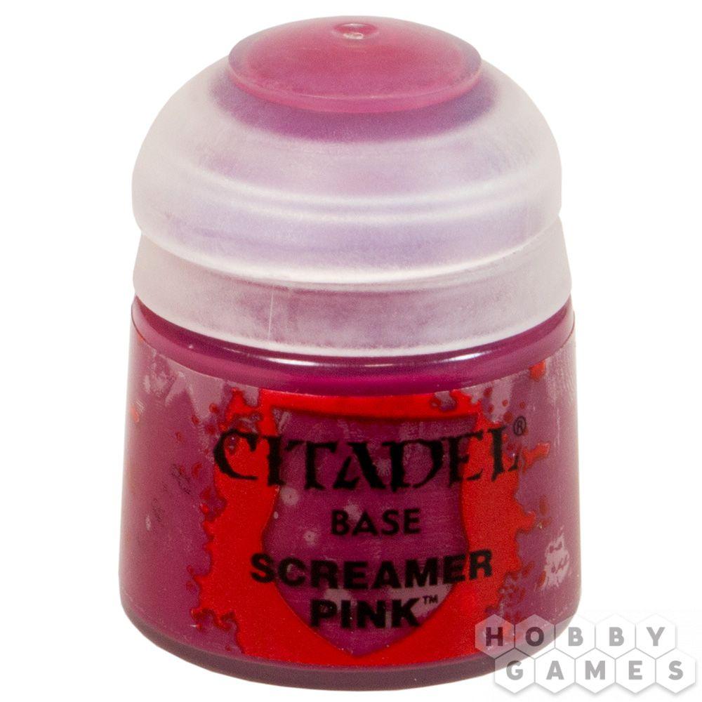 АКСЕССУАРЫ ВАРХАММЕР: Баночка с краской: Розовый скример (Paint Pot: Screamer Pink)
