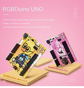 RGBDuino UNO V1.1/V1.2 Demooard + RGB светодиодный щит., фото 2
