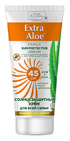 Солнцезащитный крем для всей семьи SPF 45 с репелентным эффектом "Extra Aloe" 100мл