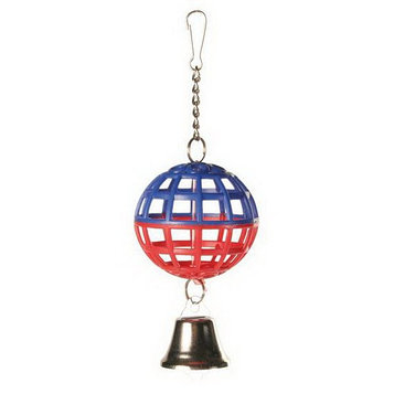 Игрушка для птиц Trixie шарик с колокольчиком