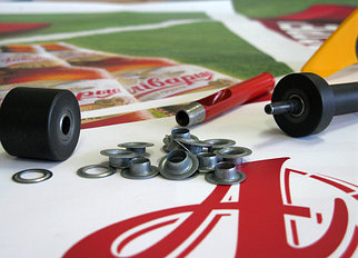 Установка люверсов