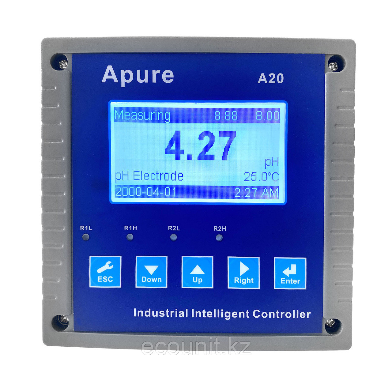 A20PR-SA2 Промышленный pH/ОВП контроллер (реле, выходы RS-485 и 4-20мА, питание 220В) в комплекте с GRT1010 - фото 1 - id-p91498376