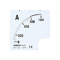 Шкала для амперметра ANDELI 1500/5 96*96 (new)