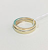 Обручальное кольцо с фианитом / красное золото-20 размер, фото 4