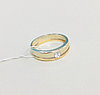 Обручальное кольцо с фианитом / красное золото-20,5 размер, фото 2